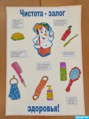 Конспект интегрированного занятия «Чистота-залог здоровья» по произведению К