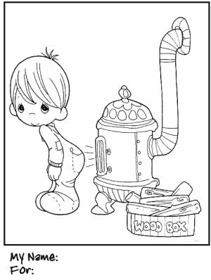 Раскраски Раскраска Печь