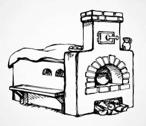 Рисунки для украшения печки