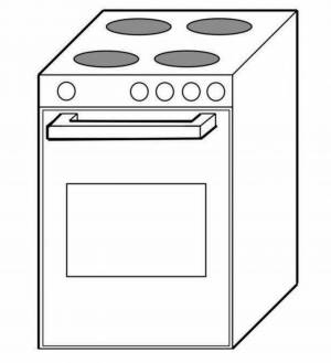 Раскраски Плита