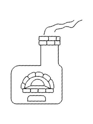 Раскраски Печка