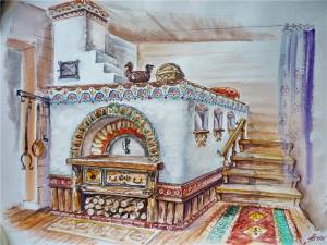 Классическая русская печь