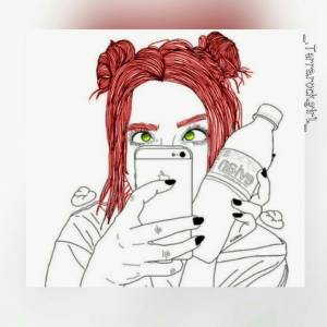 Рисунки тик ток для срисовки