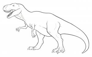 Pаскраска Парк юрского периода 15977