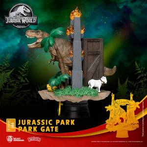 Jurassic world Jurassic Park T-Rex Рисунок ворот парка Зеленый