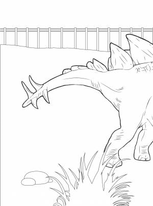 Раскраска мир юрского периода