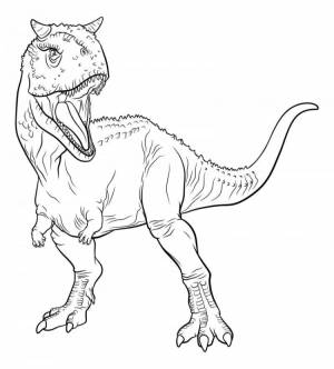 Барионикс динозавр раскраска