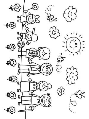 Раскраски Семья