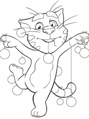 Раскраска Том и Анжела  для детей