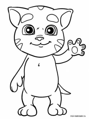 Talking Tom Coloring Pages for Fun and Creativity