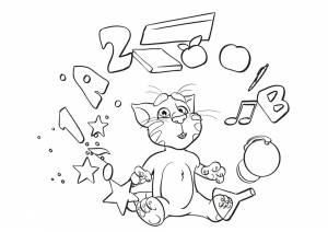 Раскраска Том и Анжела