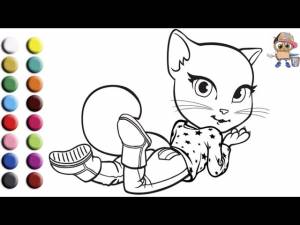 Раскраска для детей АНДЖЕЛА