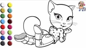 Раскраска для детей АНДЖЕЛА