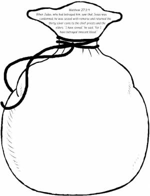 Раскраски Раскраска Мешок 