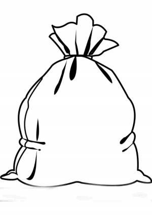 Раскраска мешок
