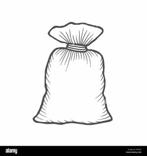 Мешок нарисованный