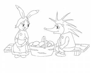 Раскраска Мешок Яблок 3