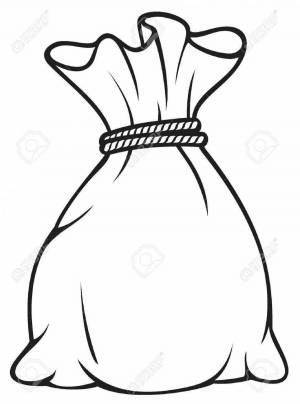 Раскраски Мешок для детей