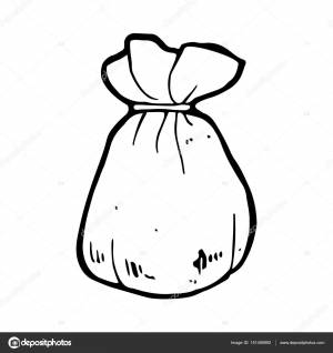 Мешок рисунок карандашом