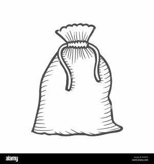Мешок рисунок карандашом