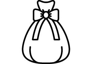 Рисунки мешка Деда Мороза для детей