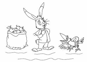 Сутеев мешок яблок раскраска