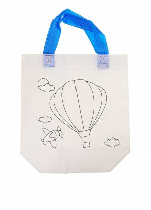 Сумка-раскраска, 24х22х0,5 см; TV-magazin экосумка рисунок белая домашняя ‣  в интернет-магазине Каста ‣ Киев, Одесса, Харьков ‣ Доставка по всей Украине!