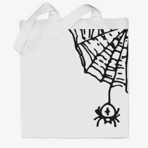 Сумка хб «паук в углу на паутине