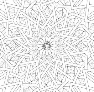 Раскраска Мозаика