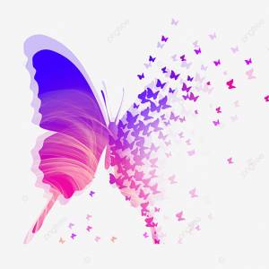 Сломанная абстрактная бабочка мозаика PNG , цвет, Аннотация, бабочка PNG картинки и пнг PSD рисунок для й загрузки