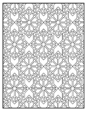 Раскраски Мозаика