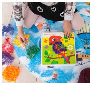 весёлая мозаика с карточками «Животные» Забияка, цены на Мегамаркет