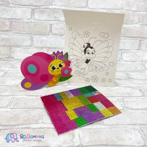 Мозаика стикерная форменная «Милая бабочка»