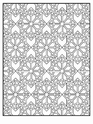 Раскраски Мозаика для взрослых