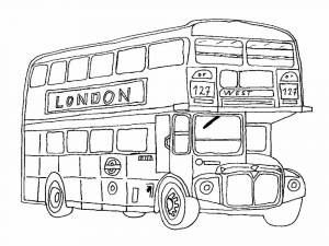 Раскраска Автобус
