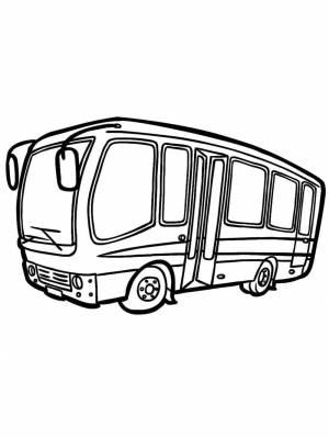 Раскраска Автобус