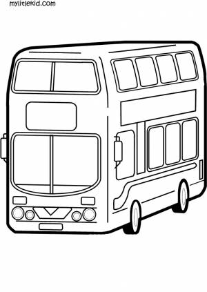 Раскраски Автобус для детей