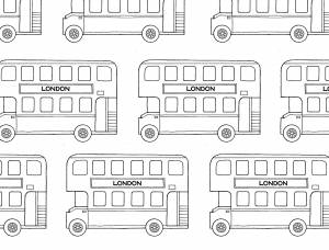 Английский двухэтажный автобус