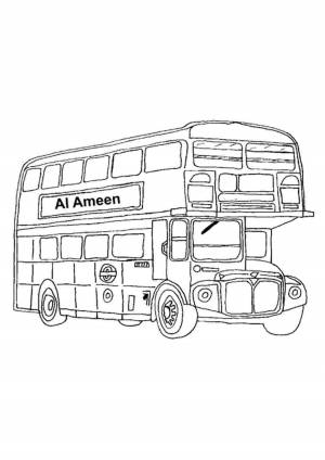 Автобус рисунок простой