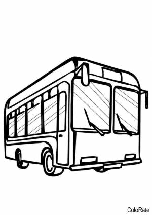 Раскраска Школьный автобус