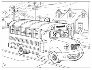 Большой школьный автобус