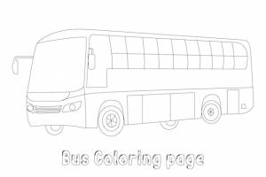 Раскраска автобус