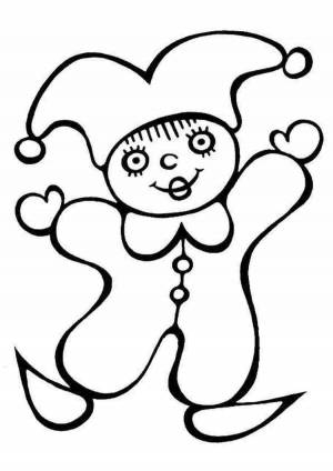 Раскраски Петрушка персонаж