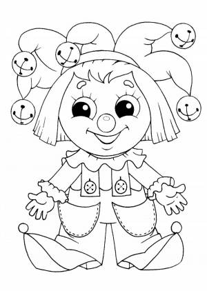 Раскраски Петрушка для детей 4 5 лет