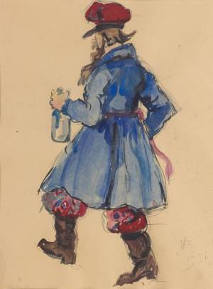 Рисунок к балету петрушка