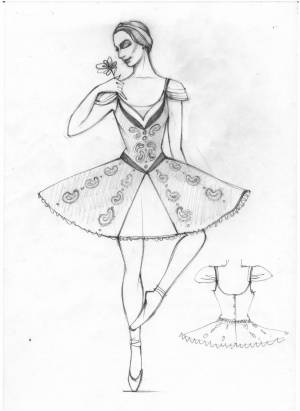 Раскраски Петрушка арап и балерина