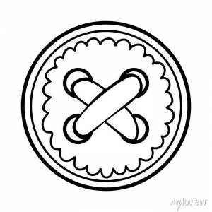 Книжка-раскраска, пуговица фотообои