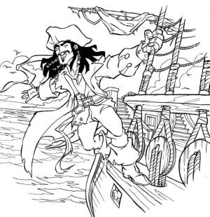 Пираты карибского моря раскраска
