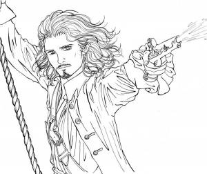 DataLife Engine > Версия для печати > Джек воробей рисунок раскраска