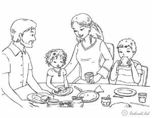 раскраски на тему день семьи